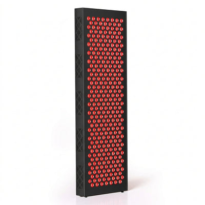 Red Light Therapy Box, 5In1 LED with 630-660-810-830-850, Metal Case, 3 Modes Red Light Panel with Soft Belt, 6 Timing Set - 9 Pulse Modes - 4-Level - Red Light Therapy Panel for Body