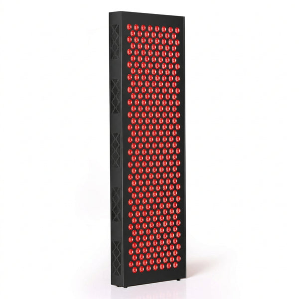 Red Light Therapy Box, 5In1 LED with 630-660-810-830-850, Metal Case, 3 Modes Red Light Panel with Soft Belt, 6 Timing Set - 9 Pulse Modes - 4-Level - Red Light Therapy Panel for Body