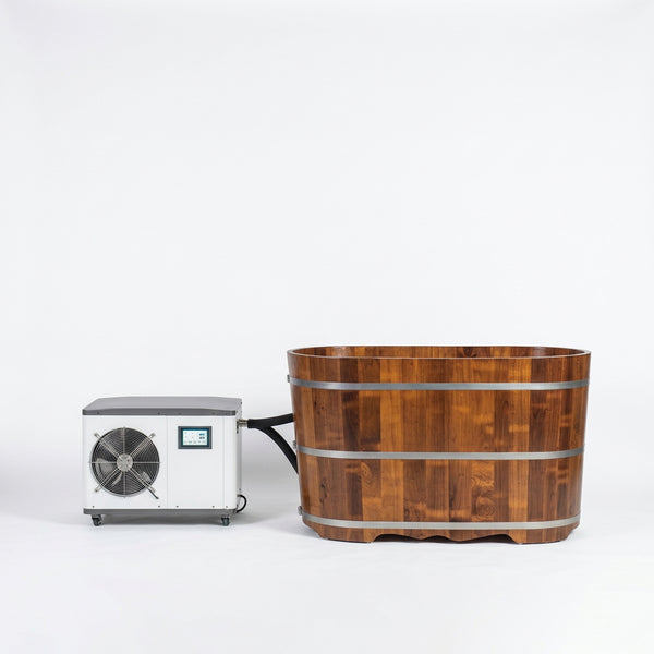 Indoor Cold Plunge Tub Designed for Home Recovery, 1.3 HP Chiller, Ozone Sanitation, WiFi App Control