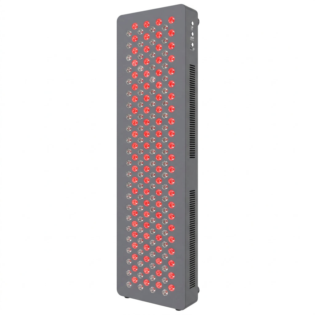 Red Light Therapy Panel, Full Body – HG1000, 660Nm Red & 850Nm near Infrared, 200 Leds, Timer & Door Hanging Kit